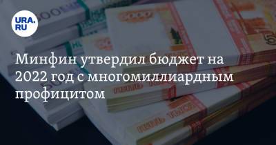 Минфин утвердил бюджет на 2022 год с многомиллиардным профицитом