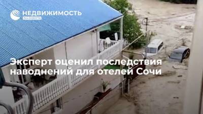 Эксперт оценил последствия наводнений для отелей Сочи