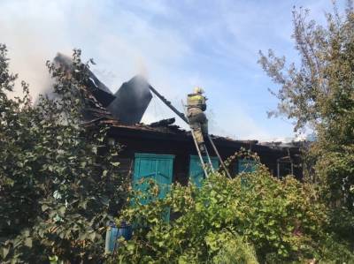 В Астраханской области за сутки сгорели два жилых дома