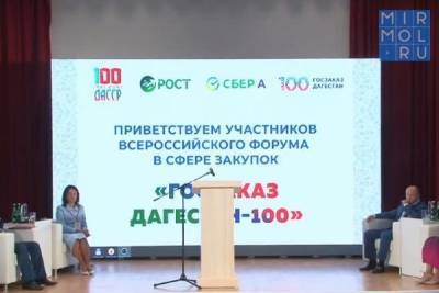 В Дагестане начал работу межрегиональный форум «Госзаказ Дагестан-100»