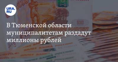 В Тюменской области муниципалитетам раздадут миллионы рублей