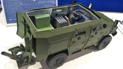 В Белоруссии могут оснастить бронеавтомобиль «Volat-V1» 120-мм минометом