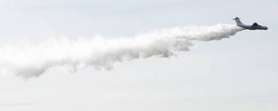В тушении пожаров под Оренбургом принимают участие самолеты Минобороны
