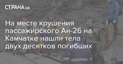 На месте крушения пассажирского Ан-26 на Камчатке нашли тела двух десятков погибших