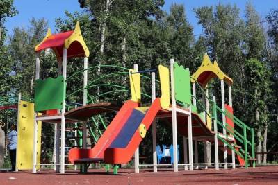 В Мичуринске завершают благоустройство нового парка в микрорайоне Кочетовке-3