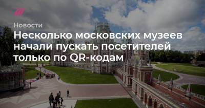 Несколько московских музеев начали пускать посетителей только по QR-кодам