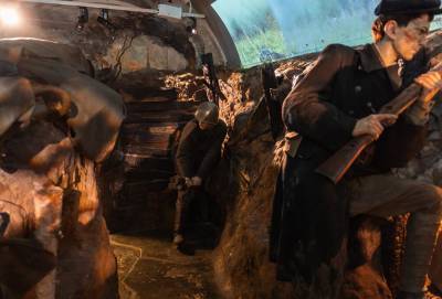 В «Поезде Победы» жители Твери могут посмотреть сцены боев