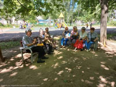В Рязани появился сквер «Бабушкина радость»