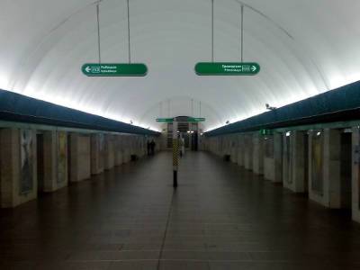 Станция «Василеостровская» задымилась в Петербурге