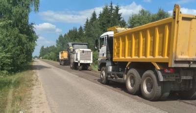 В Смоленской области начался ремонт дороги в национальный парк