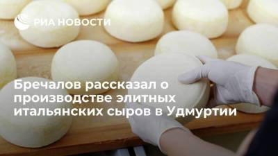 Бречалов рассказал о производстве элитных итальянских сыров в Удмуртии