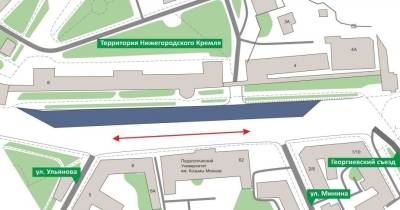 Площадь Минина и Пожарского частично перекроют 8 июля - vgoroden.ru - Нижний Новгород - район Сормовский