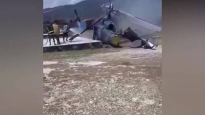 Вертолет доминиканских ВВС потерпел крушение на границе с Гаити