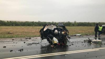 Женщина-водитель погибла в ДТП на трассе Оренбург – Орск
