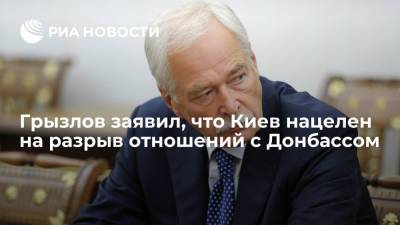 Грызлов: Киев приступил к реализации плана по заведению переговоров по Донбассу в тупик