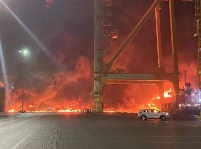 Появилось видео мощного взрыва в Дубае