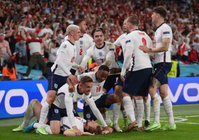 Англия в овертайме обыграла Данию и вышла в финал Евро-2020 - sport.bigmir.net - Украина - Англия - Дания