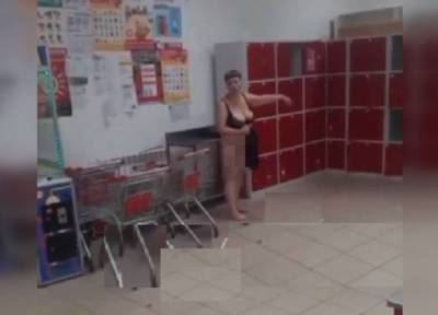 Голая жительница Ставрополя задержана полицией после дебоша в магазине