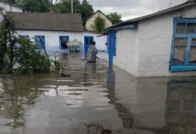 В Крыму очередной потоп, под воду ушел город Саки