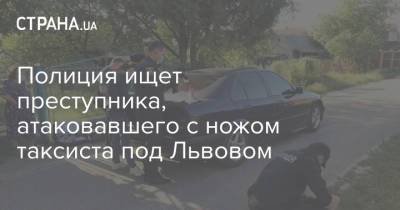 Полиция ищет преступника, атаковавшего с ножом таксиста под Львовом
