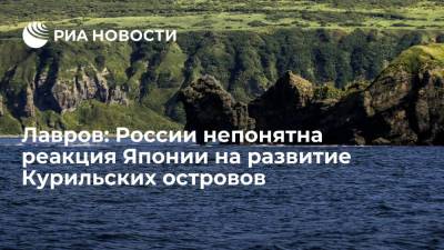 Сергей Лавров: Москве непонятна нервная реакция Токио на развитие Россией Курильских островов
