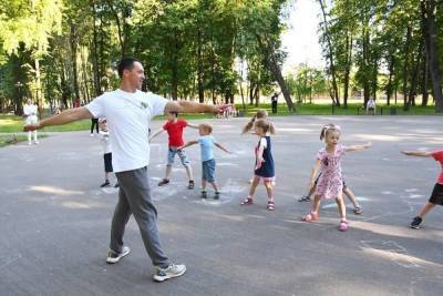 Семейные цирковые тренировки прошли в Серпухове