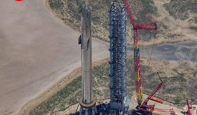 Новый Starship с ракетой-носителем будет выше статуи Свободы