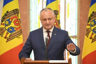 Додон: внутриполитическая ситуация в Молдавии требует оперативных решений и нового правительства