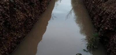 На оккупированных территориях из-за сильных дождей затопило окопы НВФ (фото)