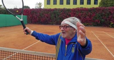 Возраст – не помеха: 97-летний украинский теннисист попал в Книгу рекордов Гиннеса (видео)