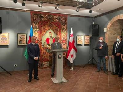 Анар Керимов - В Тбилиси открылась выставка, посвященная 880-летию Низами Гянджеви (ФОТО) - trend.az - Грузия - Тбилиси - Азербайджан