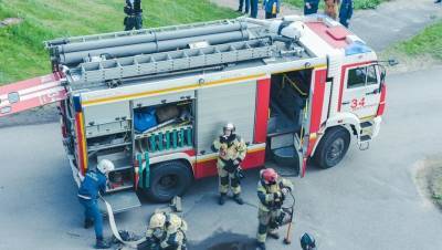 В Елизаветинской больнице из-за пожара эвакуировали больных и персонал