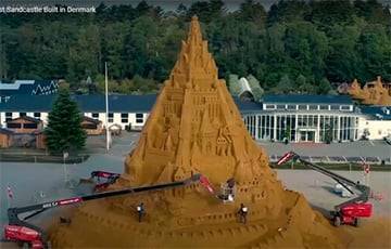 В Дании построили самый высокий в мире замок из песка