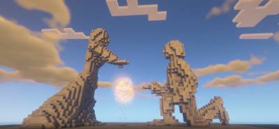 Памятник семье в игре Minecraft создала школьница из Анжеро-Судженска – Учительская газета