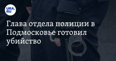 Глава отдела полиции в Подмосковье готовил убийство. Идет служебная проверка