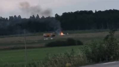Самолет, разбившийся в Швеции, был арендован парашютистами на 4 дня
