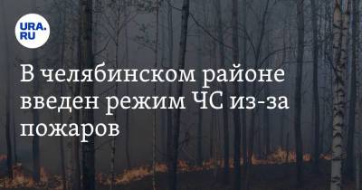 В челябинском районе введен режим ЧС из-за пожаров. Губернатор готовится выехать на место