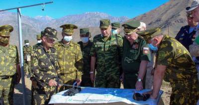 Оперативная группа ОДКБ посетила участок таджикско-афганской границы