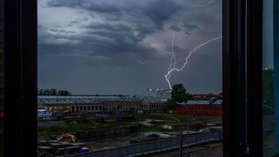 Вечером 9 июля в Петербурге ожидаются дожди и грозы