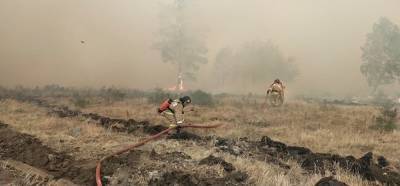 В Челябинской области лесной пожар подошел к железной дороге
