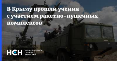 В Крыму прошли учения с участием ракетно-пушечных комплексов