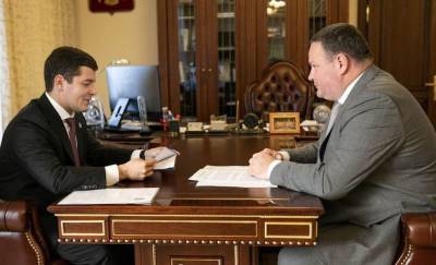 Губернатор Ямала Артюхов провел переговоры с министром труда РФ Котюковым
