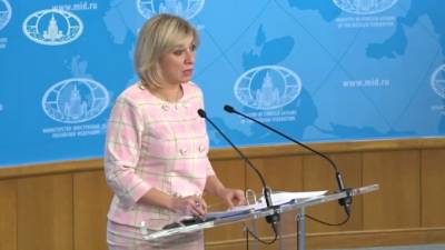 Захарова назвала хамством включение России в список стран, подавляющих свободу слова