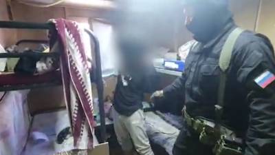 Видео задержания боевика ИГ, признавшегося в подготовке теракта в России