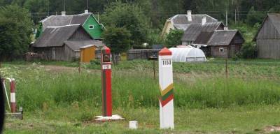 На границе Литвы с Беларусью, у Друскининкай, возводится проволочное заграждение