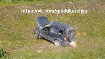 Водитель погиб при опрокидывании машины в Пряжинском районе Карелии