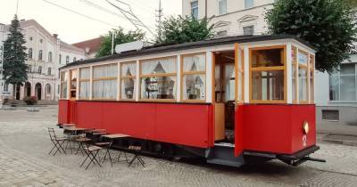 В памятнике тильзитскому трамваю в Советске открылась кофейня