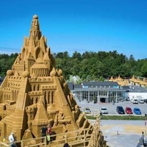 В Дании построили рекодно высокий замок из песка. Видео - reporter-ua.com - Германия - Дания