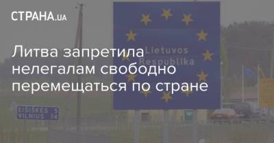 Литва запретила нелегалам свободно перемещаться по стране