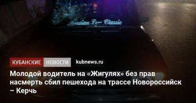 Молодой водитель на «Жигулях» без прав насмерть сбил пешехода на трассе Новороссийск – Керчь